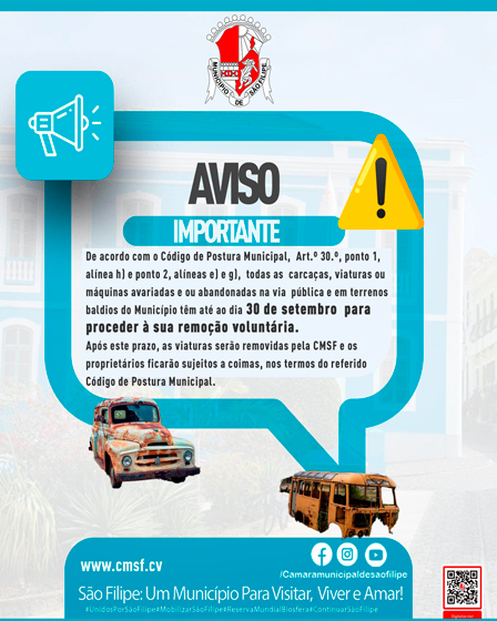 AVISO IMPORTANTE